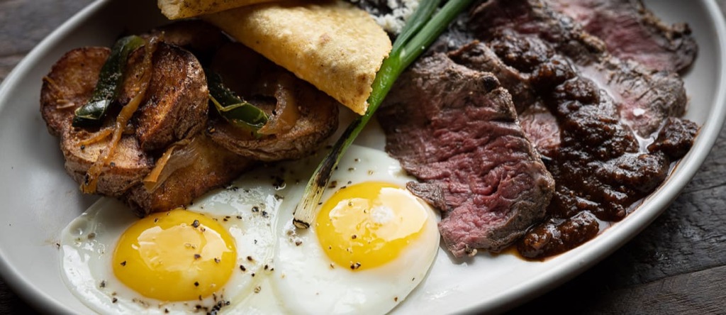 Carne Asada & Eggs.