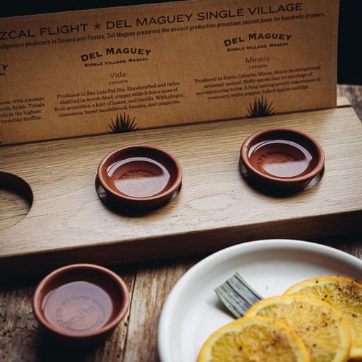 Mezcal Flight.